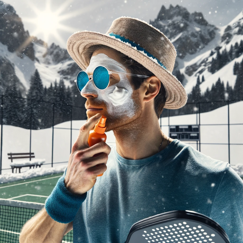 Sun Protection During Winter Pickleball Games